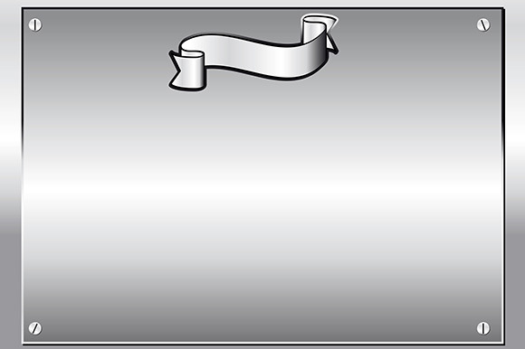 Silver Plaque Templates Silver Plaque Templates