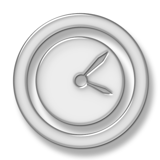 Simple Clock Icon Transparent Background