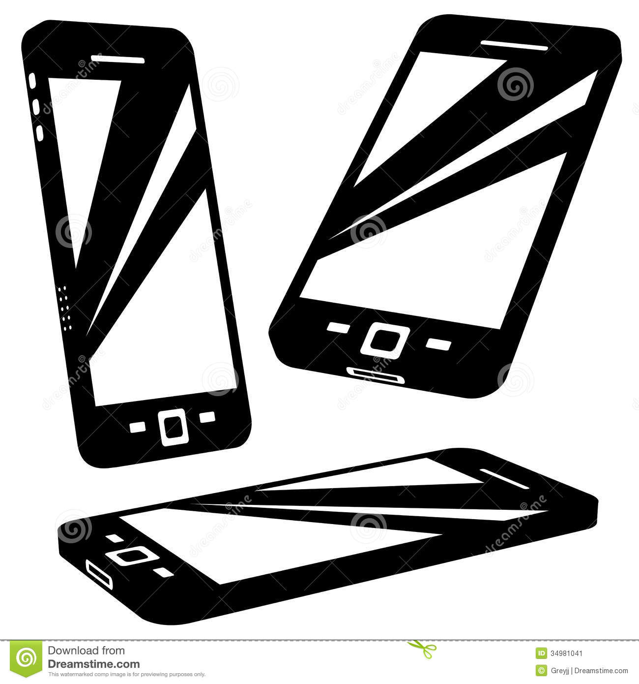 Smartphone Silhouette Vector