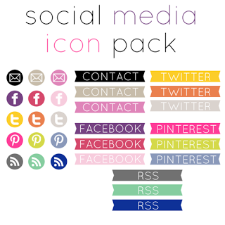 Social Media Icons Bright