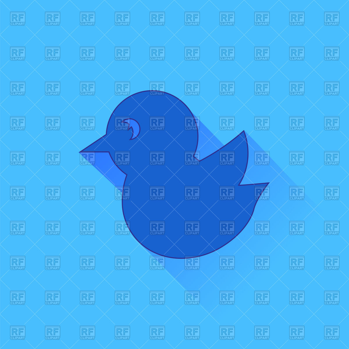 Spring Blue Bird Clip Art