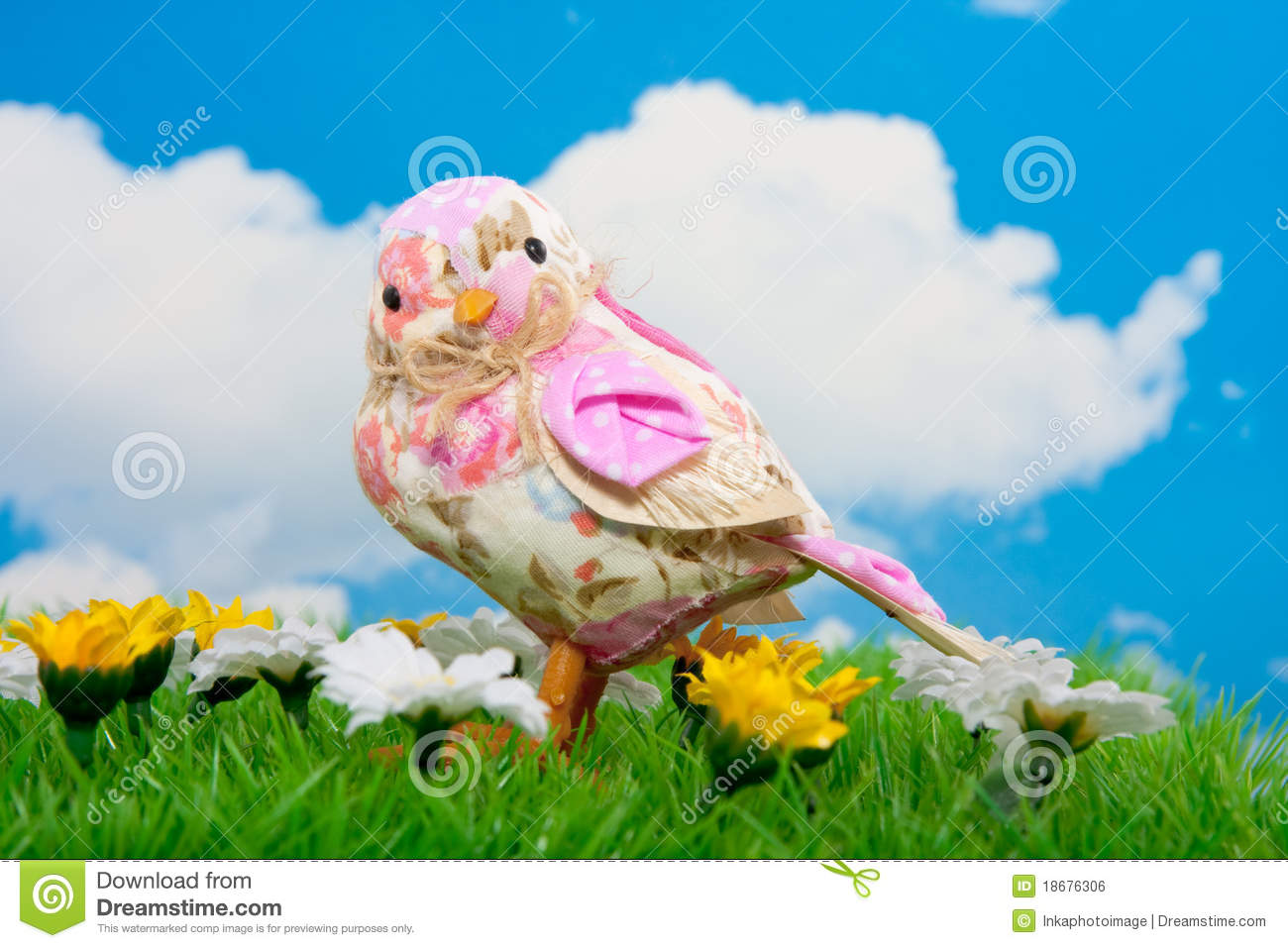 Spring Flowers and Birds Spring Flowers and Birds