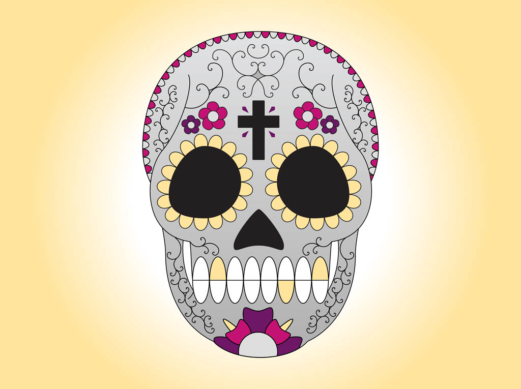 Sugar Skull Vector Art