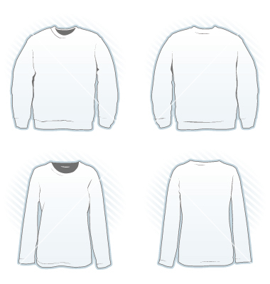 Sweatshirt Template Vector