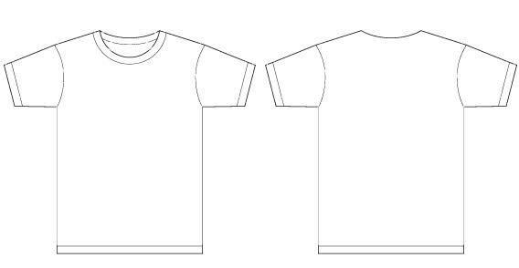 T-Shirt Template Vector