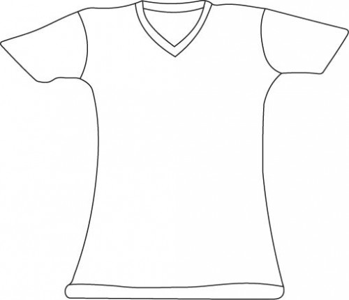 T-Shirt Template Vector