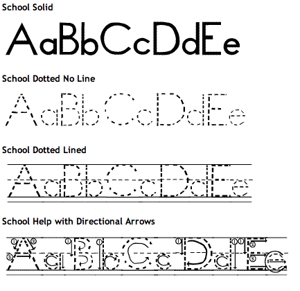 Teacher Fonts