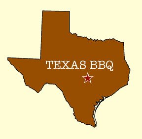 Texas BBQ Trail Map