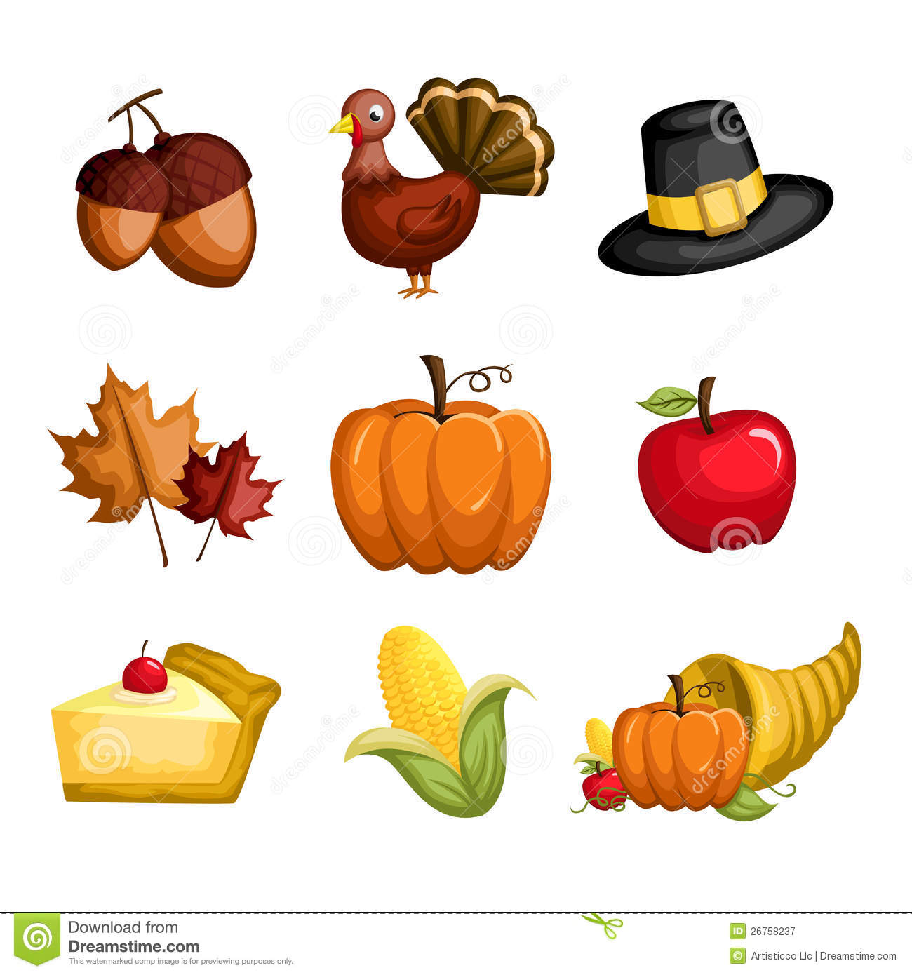 Thanksgiving Icons Free