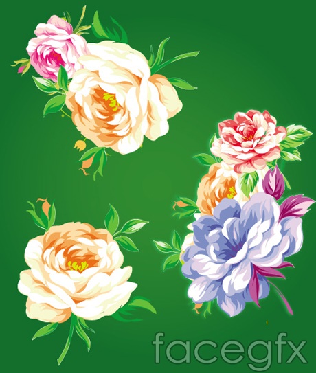 Traditional Flower Vector