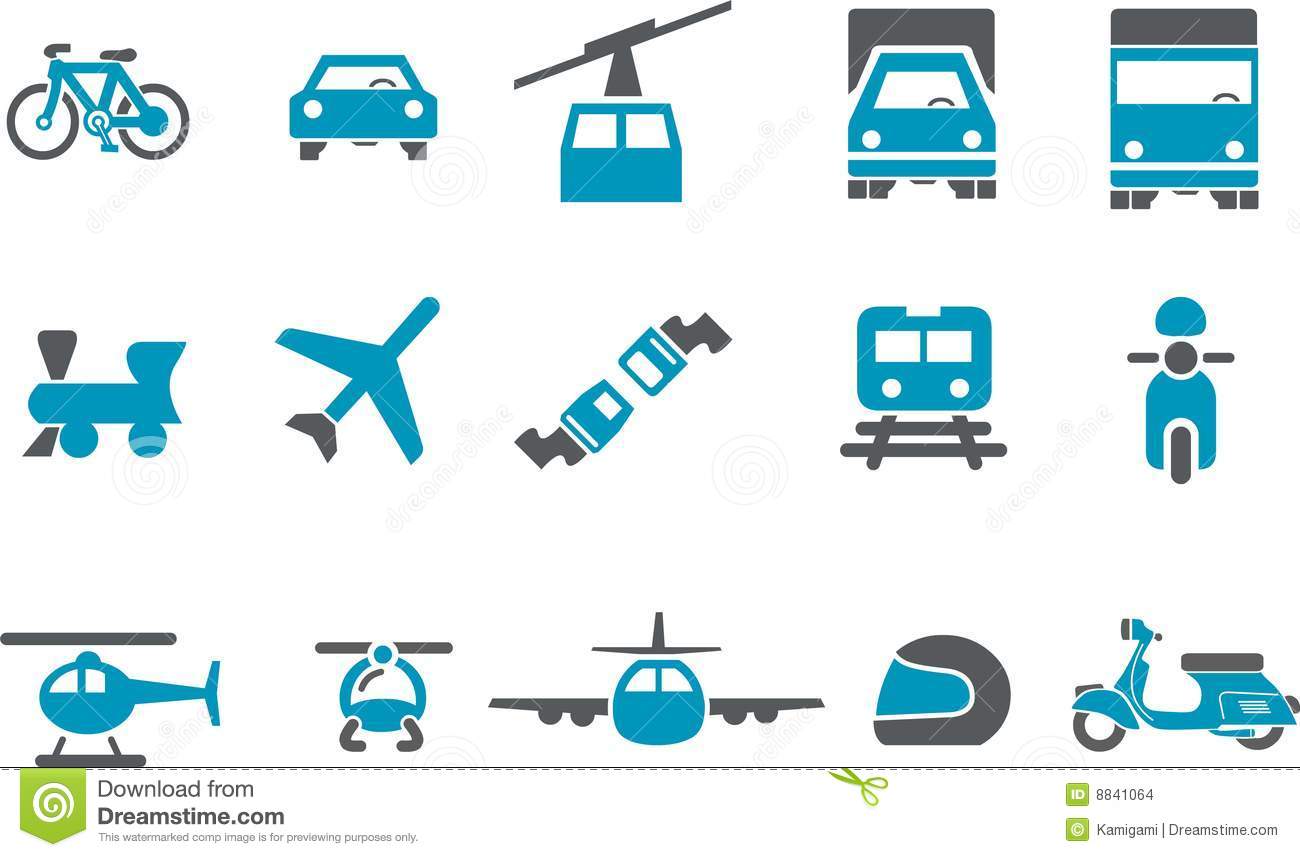 Transport Icon Set