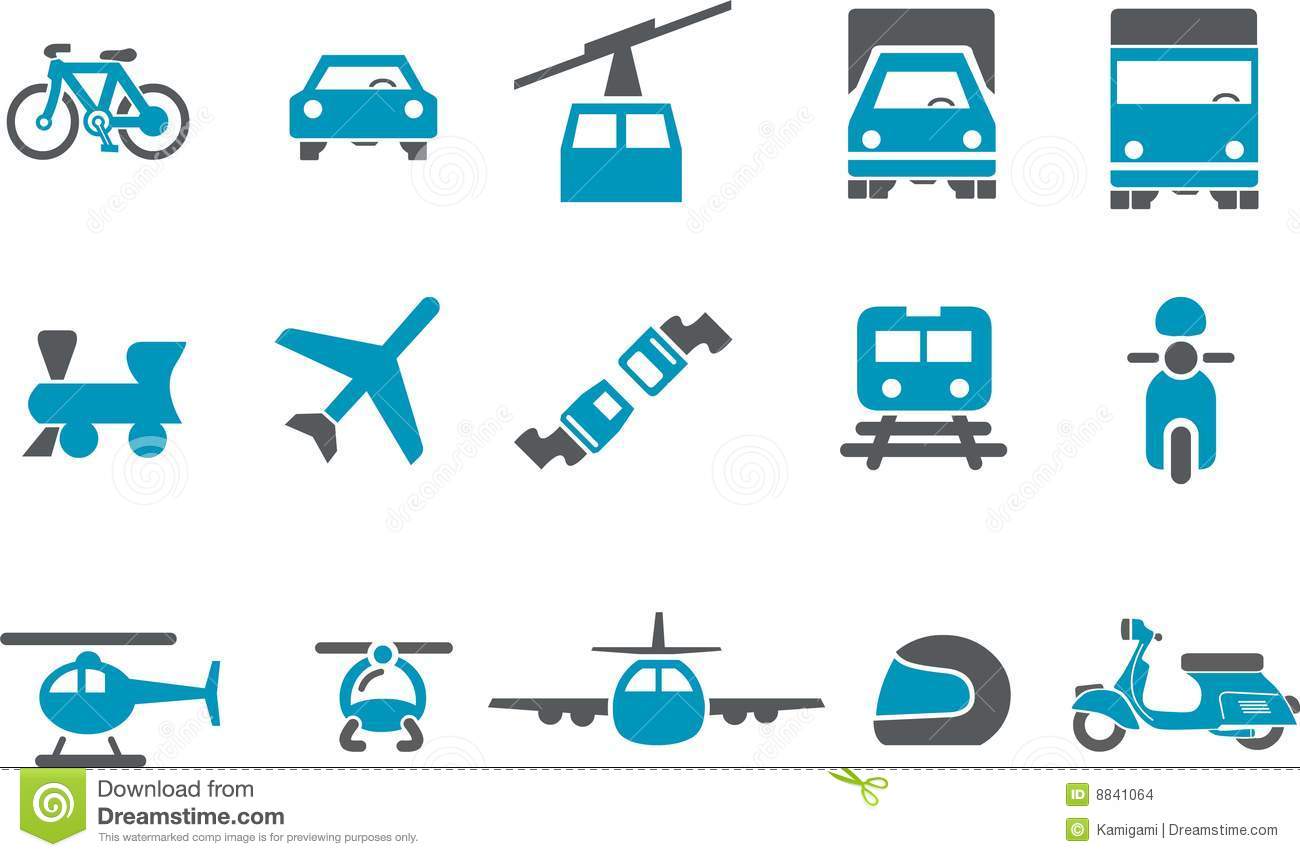 Transport Icon Set Transport Icon Set