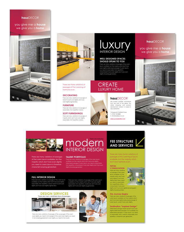 Tri-Fold Brochure Design Template