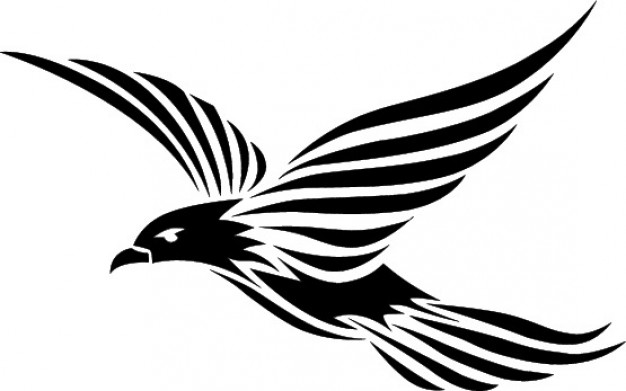 Tribal Bird Clip Art