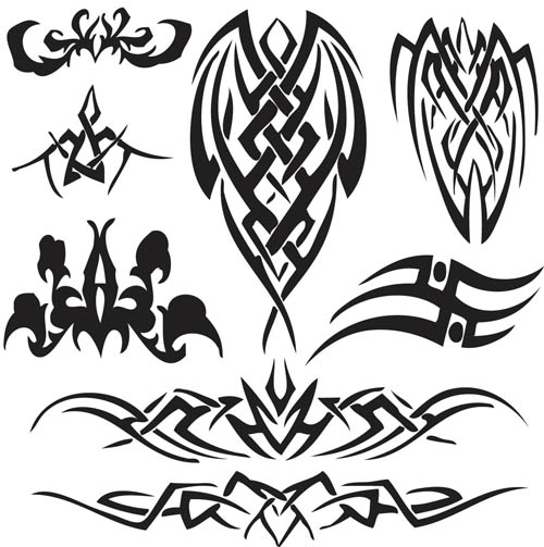 Tribal Elements Tattoo Design