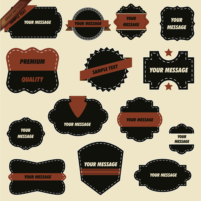 Vector Labels Free Download