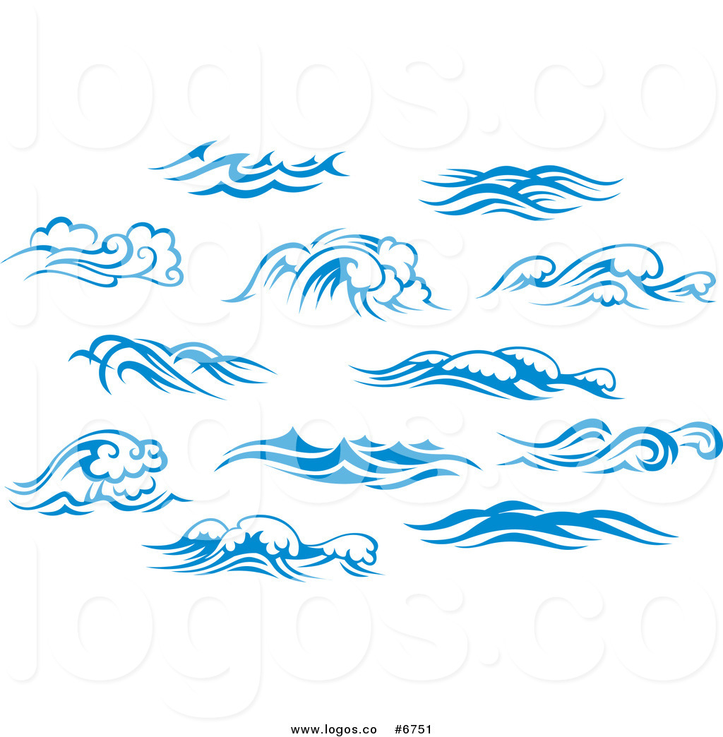 Vector Ocean Wave Clip Art