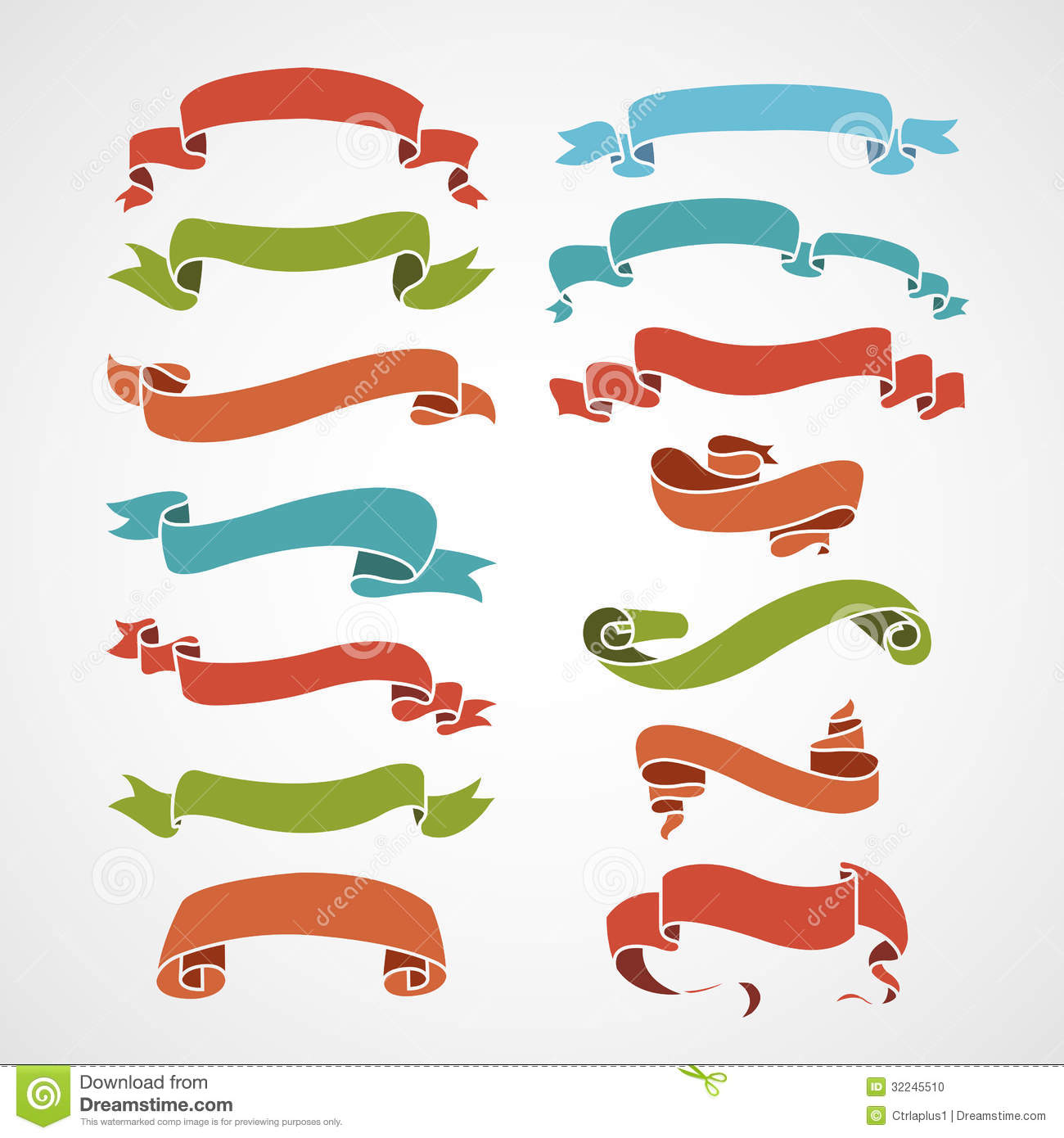 Vintage Ribbons Vector