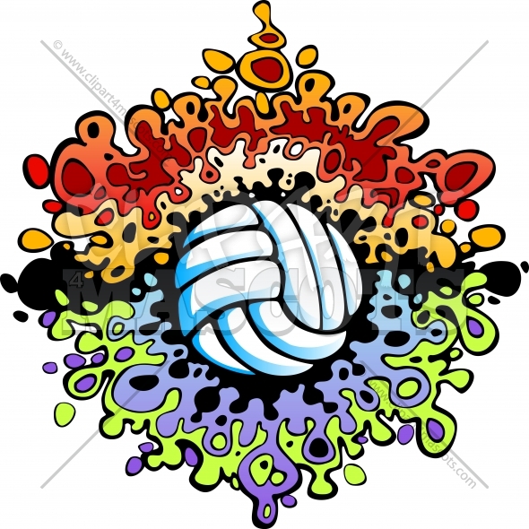 Volleyball Clip Art Designs