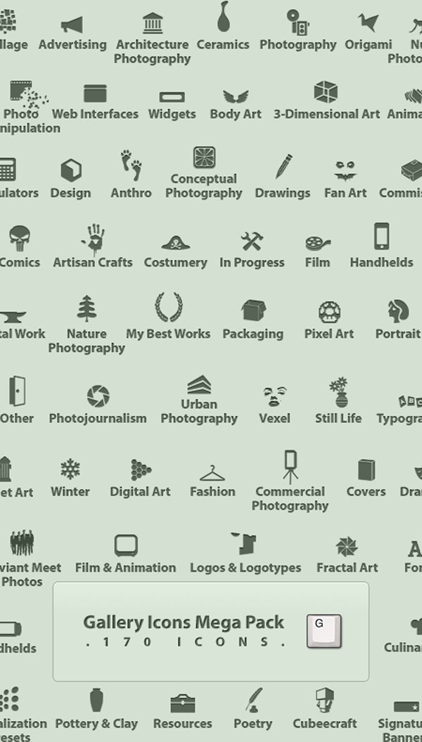 Web Application Icon Set Free