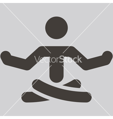 Yoga Icon Vector