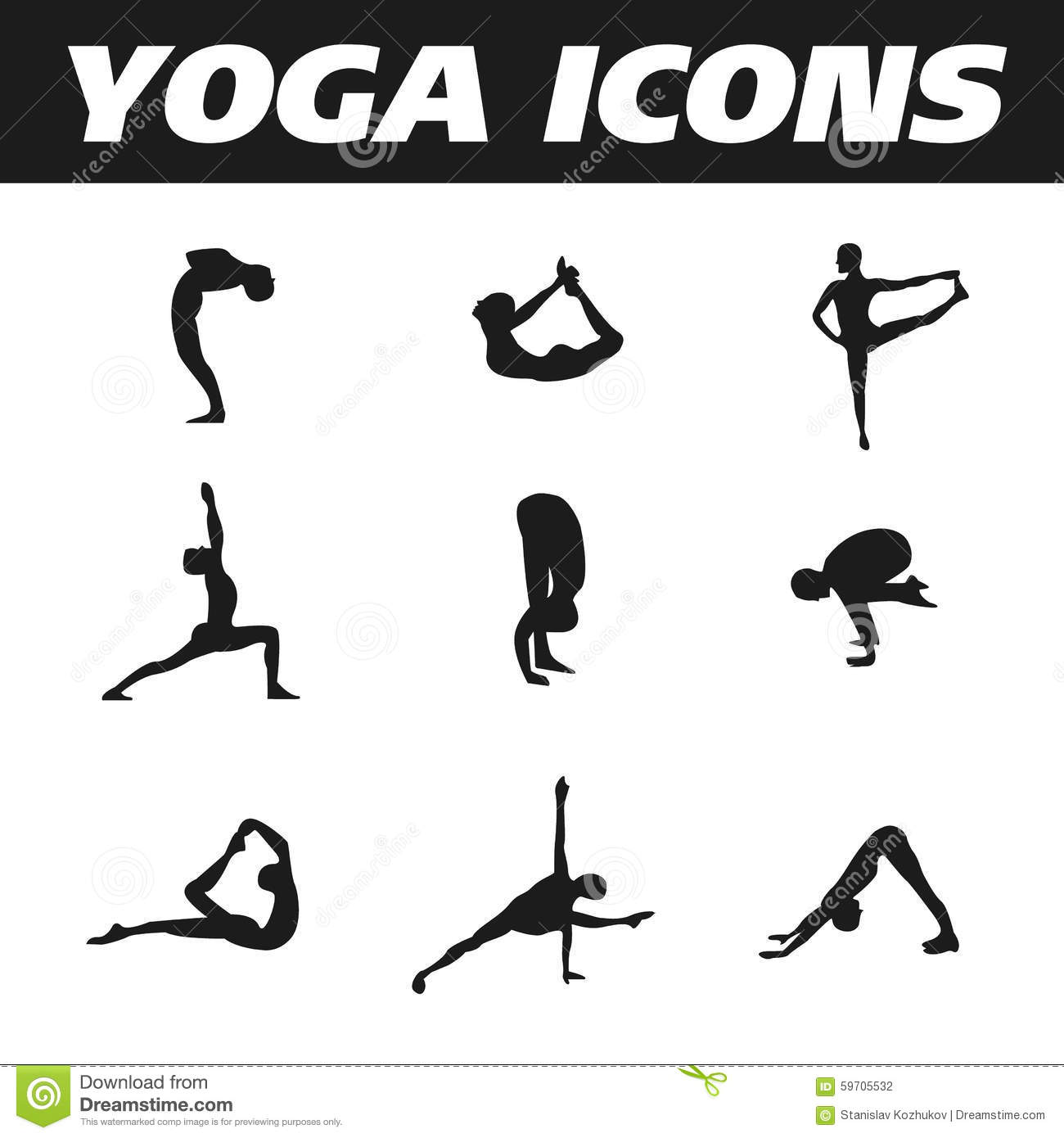 Yoga Silhouette Icon