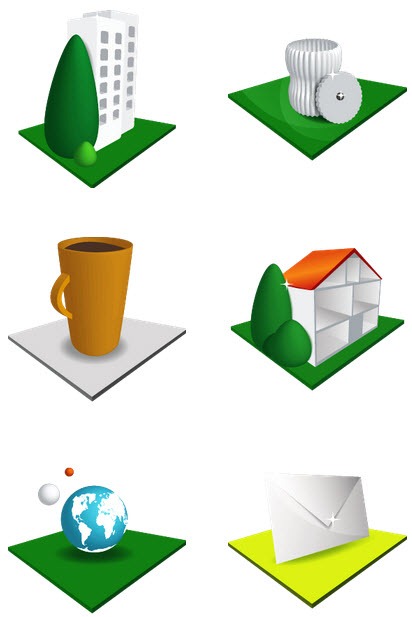 3D Building Icon