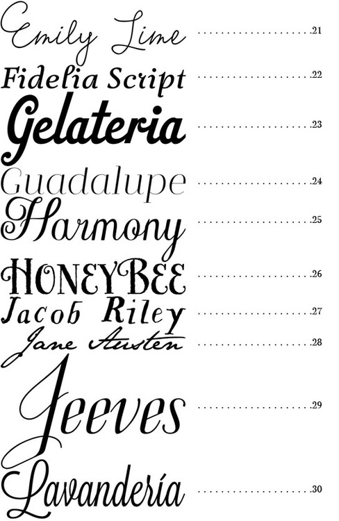 50 Great Fonts