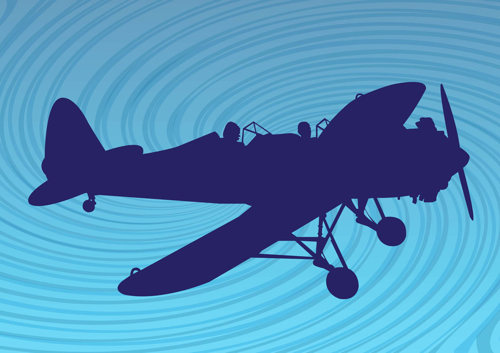 Airplane Silhouette Vector