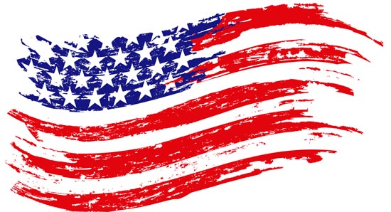 American Flag Design Vectors