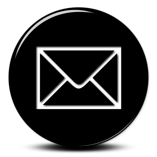 Black Email Logo Icon