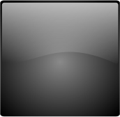 Black Rectangle Glossy Buttons