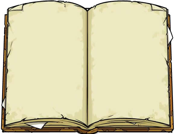 Blank Open Book Clip Art