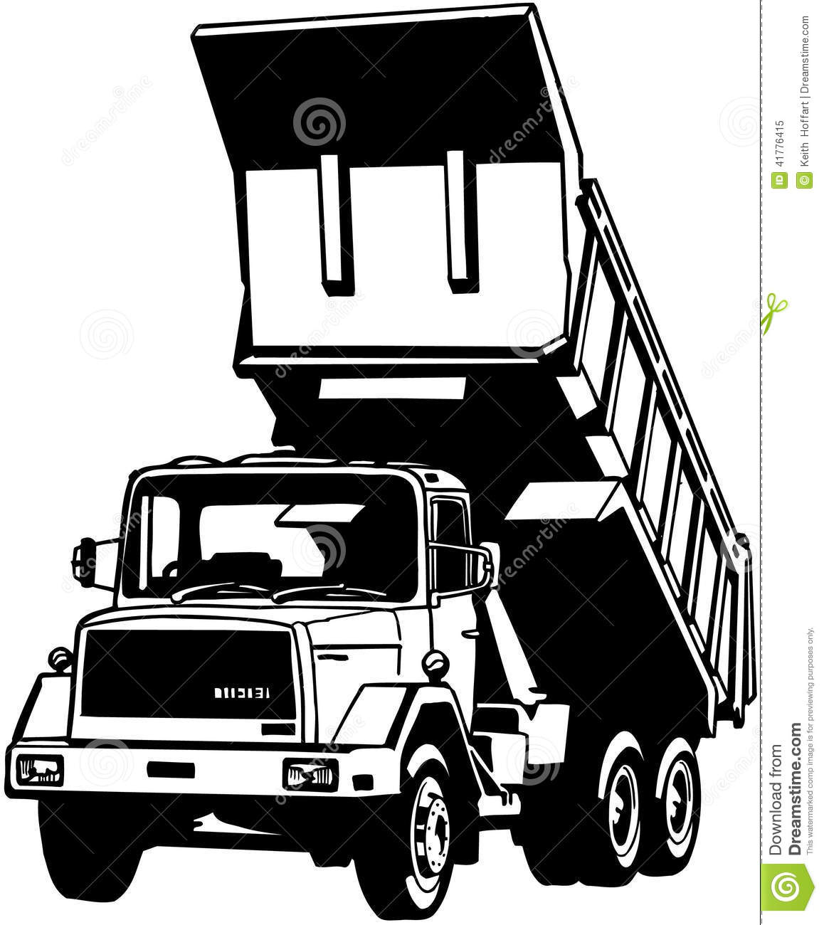 Cartoon Dump Truck Clip Art