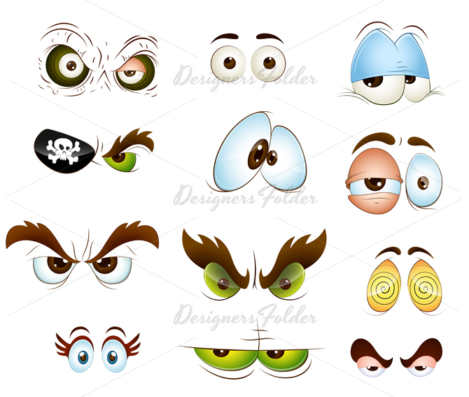 Cartoon Eyes Vectors