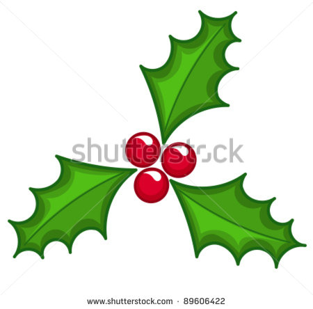 Christmas Holly Berry Clip Art