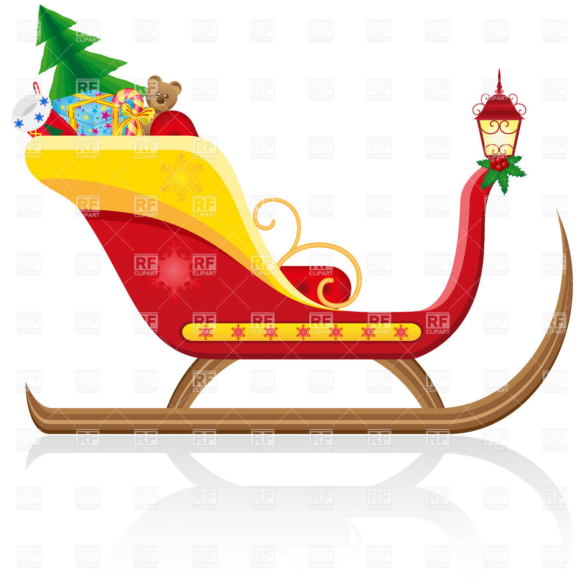 14 Photos of Sled Vector Christmas Free