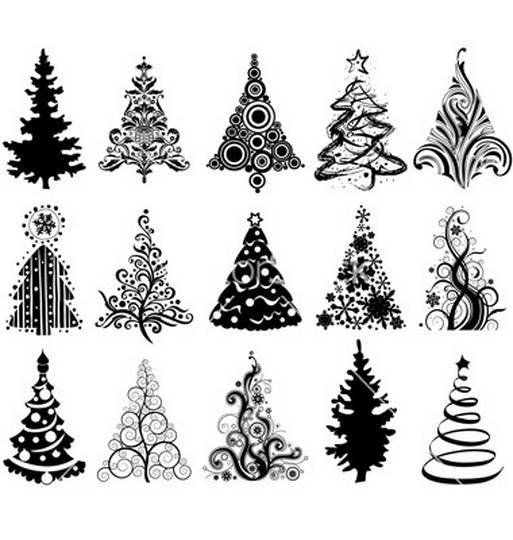 Christmas Tree Vectors Free