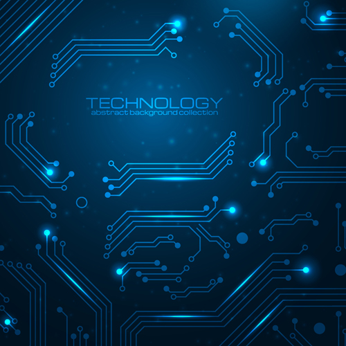 Circuit Board Vector Free