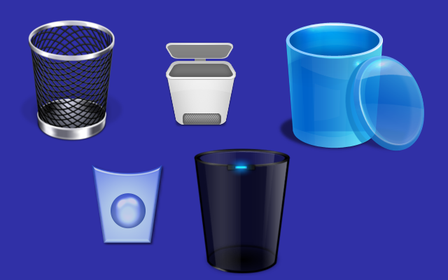 Cool Recycle Bin Icons