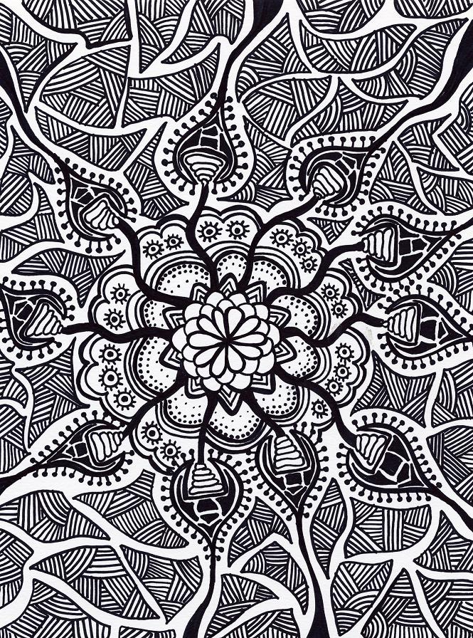 Cool Sharpie Pattern Drawings