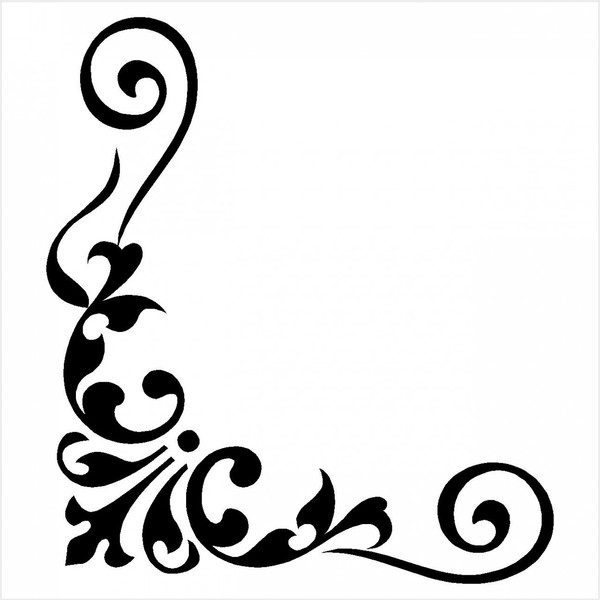 Corner Border Designs Clip Art