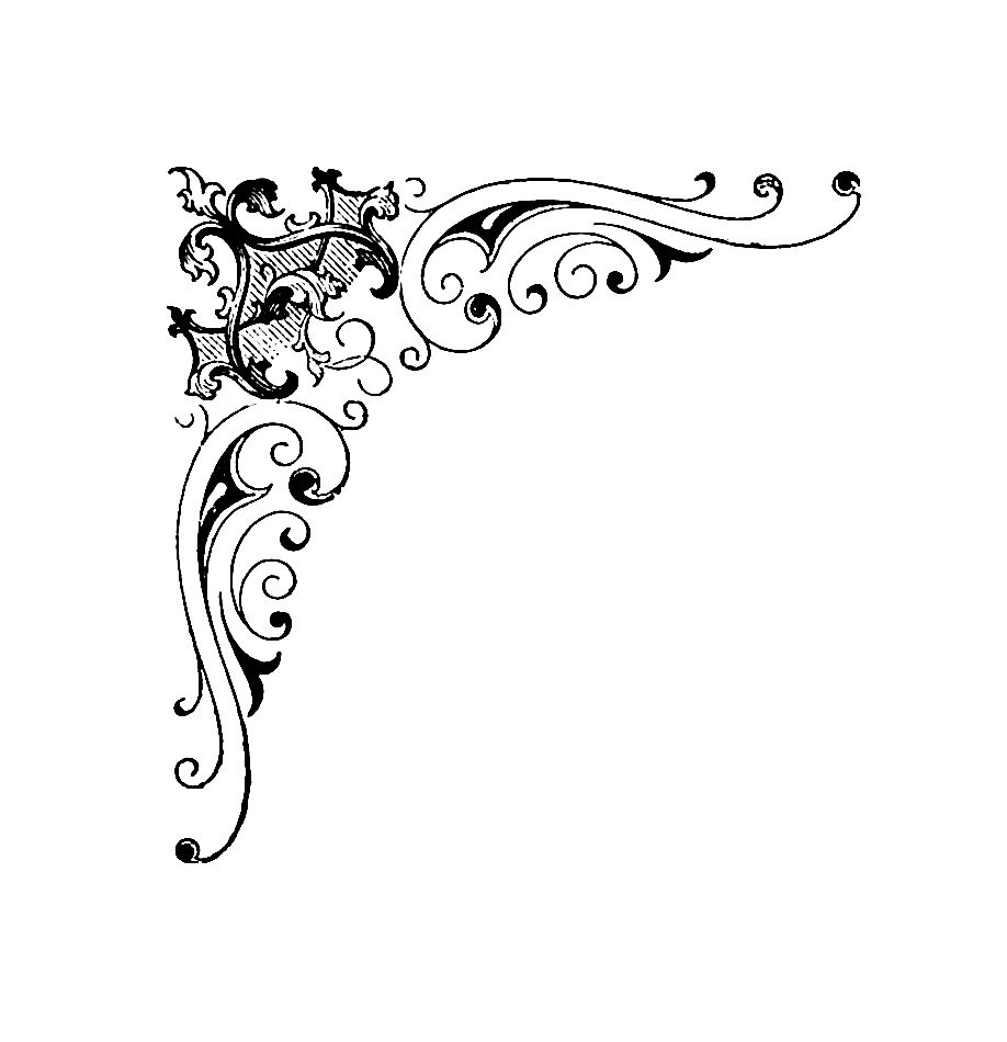 Corner Scroll Designs Clip Art Corner Scroll Designs Clip Art
