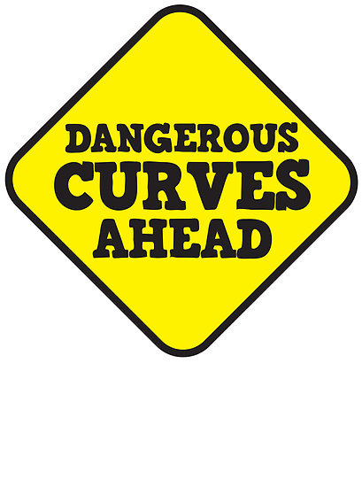 Dangerous Curves Ahead Road Sign