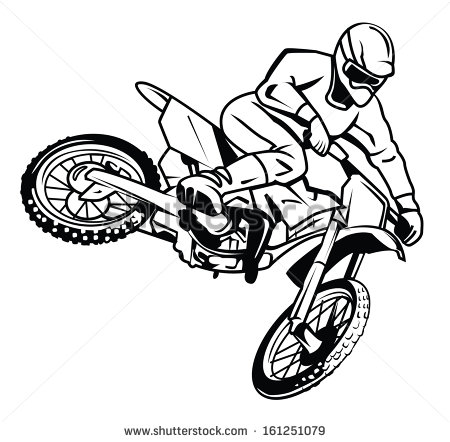 Dirt Bike Rider Silhouette