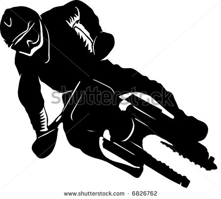 Dirt Bike Vector Art