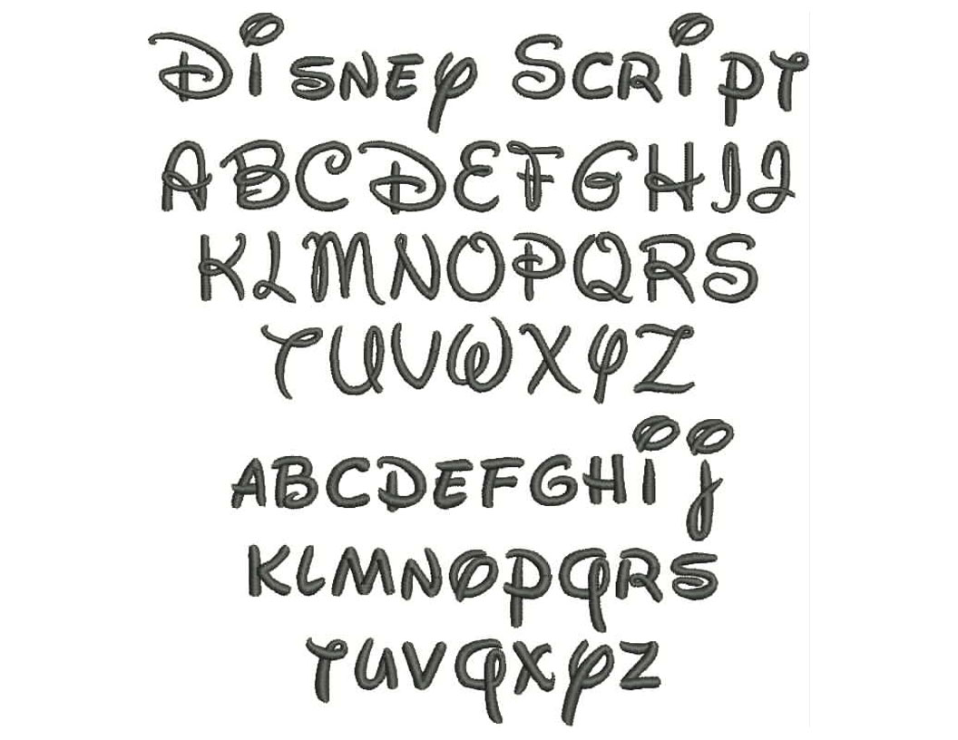 Disney Script Font Free
