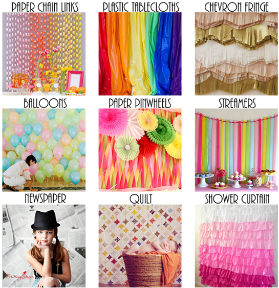 DIY Photo Booth Backdrop Ideas