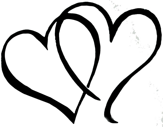 Double Heart Clip Art