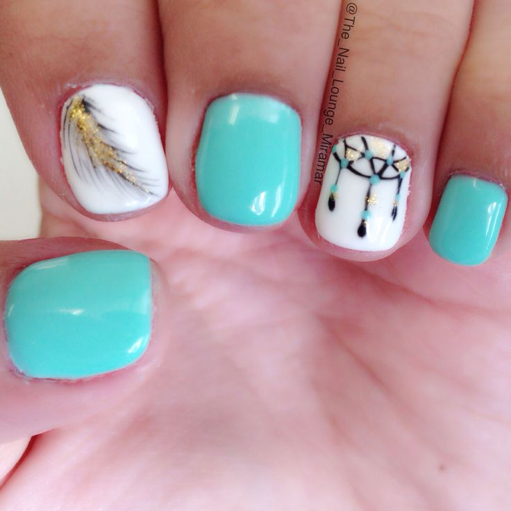 Dream Catcher Nail Art Design